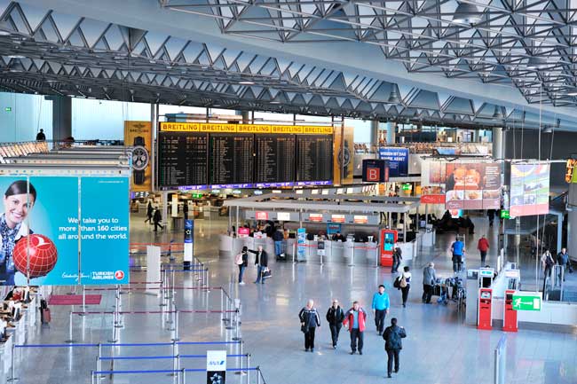 Frankfurt Airport has two passenger terminals.