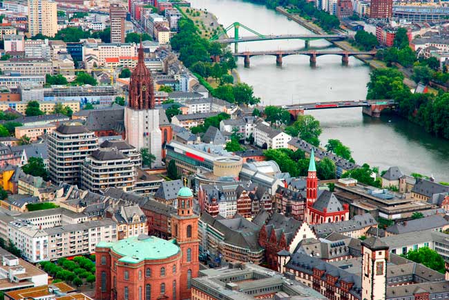 Frankfurt is the capital city of the state of Hesse in Germany.